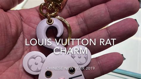 louis vuitton rat keychain|authentic Louis Vuitton keychain.